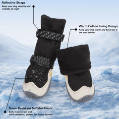 TEWIWAP dog shoes non-slip soles grip hardwood and slick surfaces