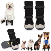 TEWIWAP dog shoes size 3 on paw provide secure traction for winter walks