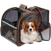 Texsens cat backpack expandable tunnel for travel comfort