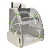 Texsens pet-backpack carrier side view demonstrates a compact, travel-ready option for small pets