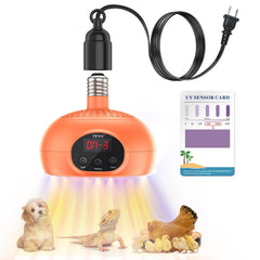 TFNN chicken coop heater lamp assembly provides even warmth for backyard poultry.