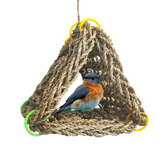 Tfwadmx bird seagrass hammock 3pcs cozy resting spaces for small birds