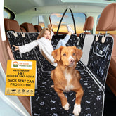 The Good Works Farm TGWF dog seat cover 60-40 split back seat shields spills.