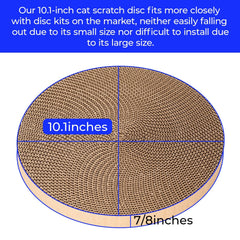 THAMIAO durable pads with double-sided use for longer life and cleaner scratching