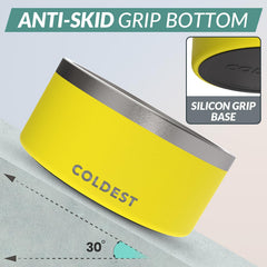 The Coldest Water Colddog Bowl anti slip base keeps pet bowls steady during meals