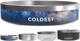The Coldest Water dog bowl with anti-slip base keeps feeding areas tidy.