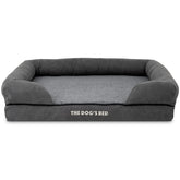 The Dog's Balls replacement outer cover in grey plush for easy cleaning and durability