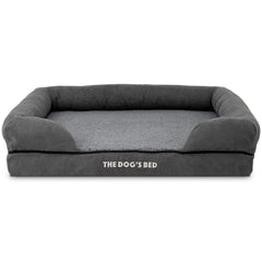 The Dog's Balls replacement outer cover in grey plush for easy cleaning and durability