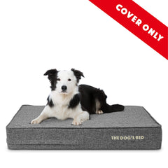 The Dog's Balls replacement outer cover grey linen stitching detail signals durable construction.