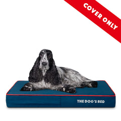 The Dog's Balls replacement outer cover zipper closed — secure fit reduces mess.