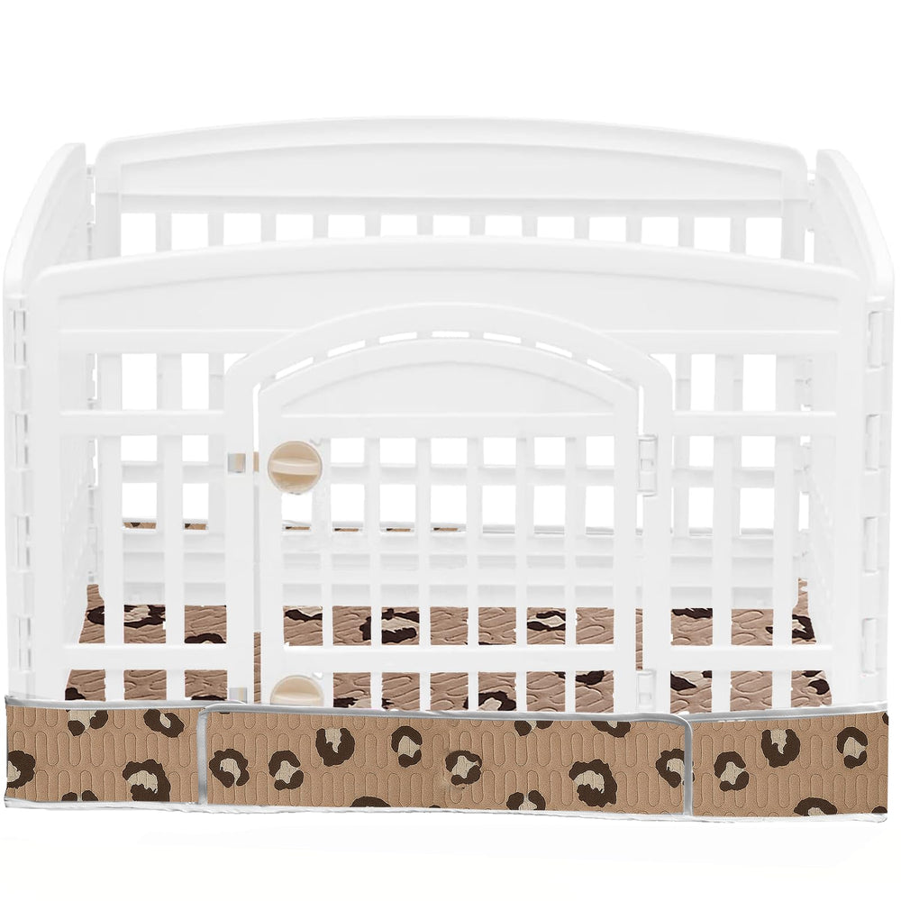 THINMUHAND dog playpen bottom pad leak-proof design keeps floors dry during puppy training.