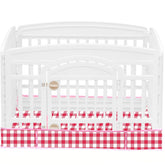 THINMUHAND dog playpen bottom pad with leak-proof 3-layer construction in use