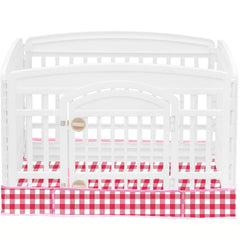 THINMUHAND dog playpen bottom pad with leak-proof 3-layer construction in use