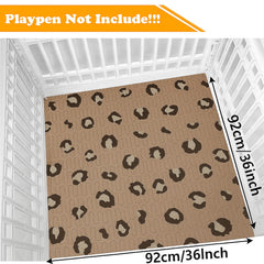 THINMUHAND dog playpen bottom pad non-slip bottom stays in place with hook-and-loop attachment.