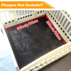 THINMUHAND bottom pad with non-slip attachment; keeps playpen mat stable during active sessions