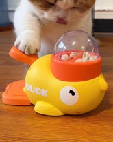 TianfuSpanda duck treat dispenser front view for interactive puzzle feeding