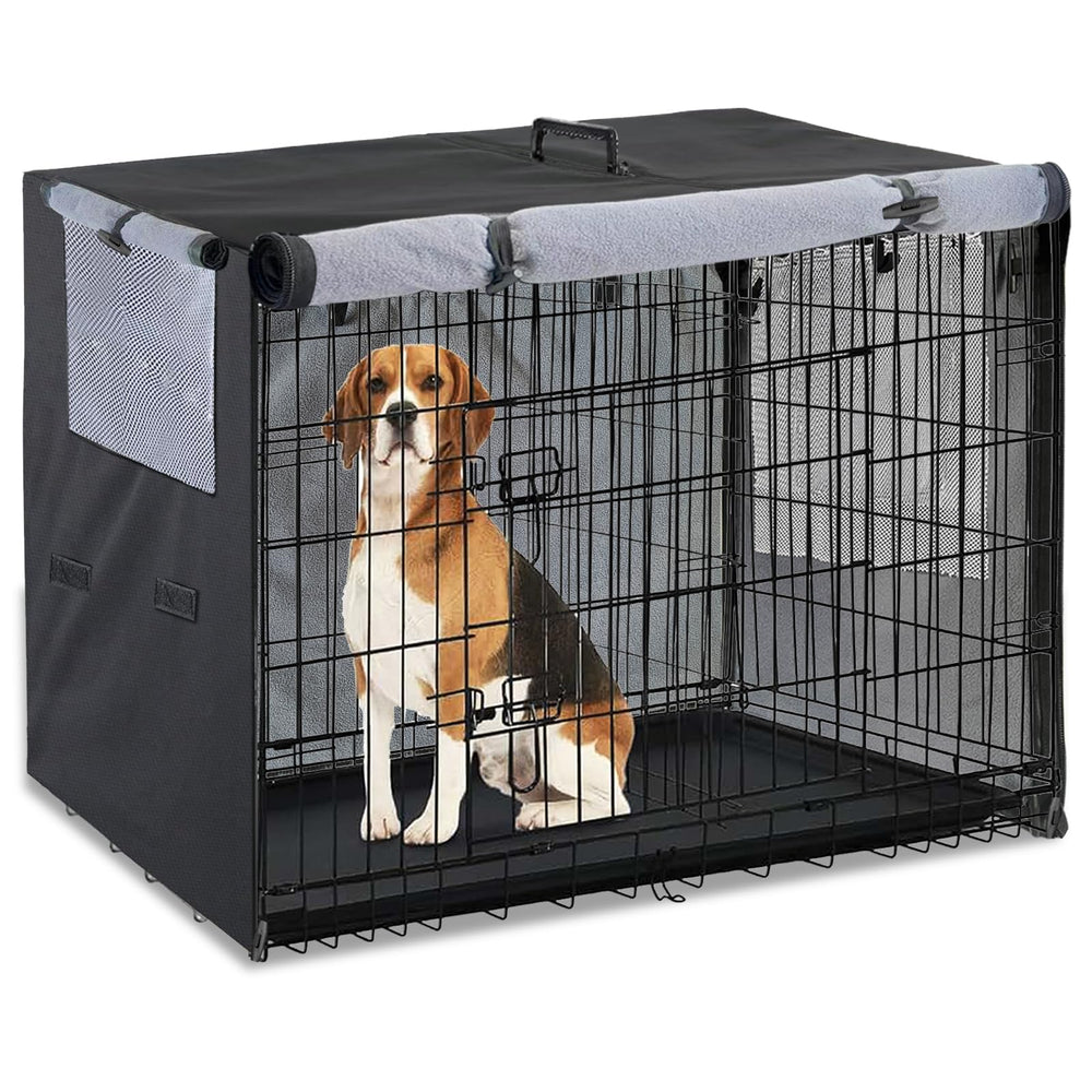 TiantianBao crate cover shows winter insulation for a 36-inch crate.