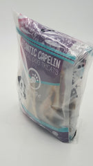 TickledPet Whole Capelin 3-Pack packaging close-up showing single-ingredient air-dried treats for dogs.
