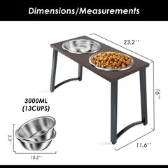 Tidant dog bowl stand assembly view reveals quick setup