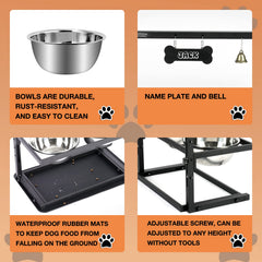 TIDANT spill-proof mat keeps feeding area clean and contained.