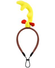 TideTaho deer antler headband for dogs – festive holiday photos