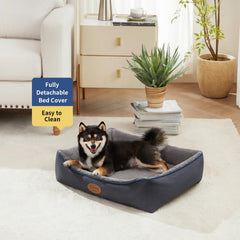 Tidore dog bed with waterproof lining protects the surface for easy cleaning.