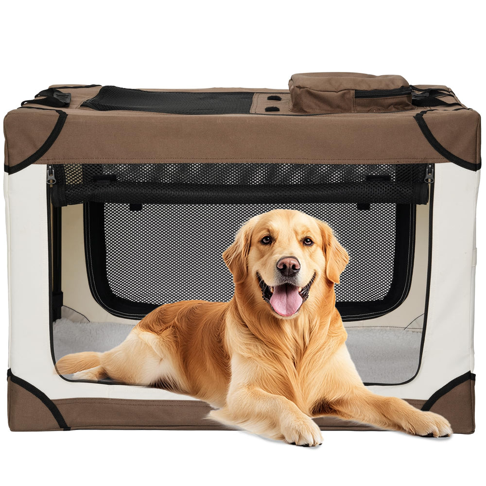 Tiemlet soft collapsible crate 42in folded for easy storage and transport