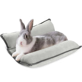 Tierecare Rabbit Bed closeup shows ultra-soft fabric for cozy comfort.