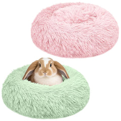 Tierecare Bunny Bed with large soft plush fabric for a cozy hideout.
