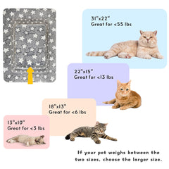 Tierecare cat blanket with double-sided plush offers extra warmth and comfort