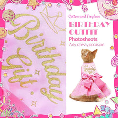 Tigena Birthday Dress bow detail on princess outfit enhances charm