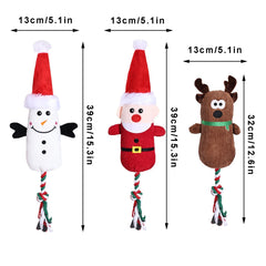 tiggell snowman squeaky dog toy supports mental stimulation during play