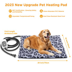 Tikaton MET heated pad control panel shows six temperature levels for customization