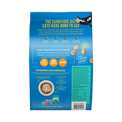 Flaxseed, pumpkin, and salmon oil ingredients in Tiki Cat Born Carnivore.