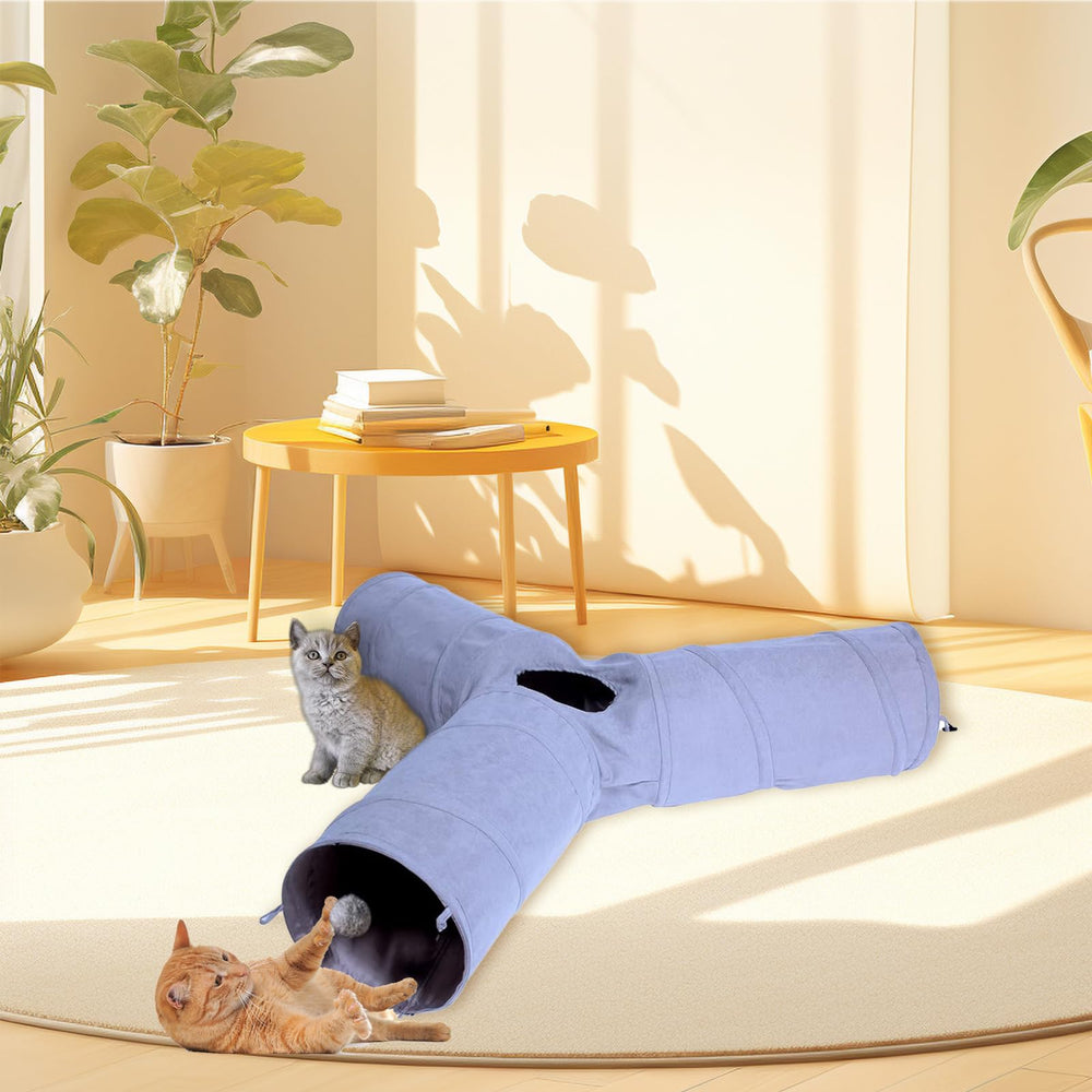 TiLanmiy portable pet play tunnel storage emphasizes easy transport and neat cleanup.