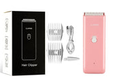 Tileon dog clippers in pink with quiet operation for gentle at-home grooming