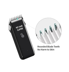 Tileon dog clippers washable blade area demonstrates easy cleaning.