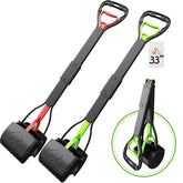 TIMINGILA 33-inch pooper scooper foldable for easy no-touch waste cleanup