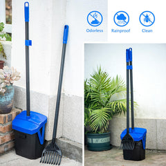 TIMINGILA extendable-handle improves reach for back-saving yard scooping.