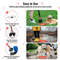 TIMINGILA two-pack pooper scooper ideal for large dogs and backup use