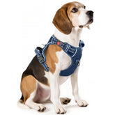 Timos dog harness 3-buckle neck snap for quick on-off use