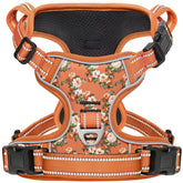 Timos dog harness shows 3 snap buckles for quick on/off and stress-free fitting.