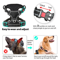 Timos No-Pull Harness reflective material boosts night-time visibility