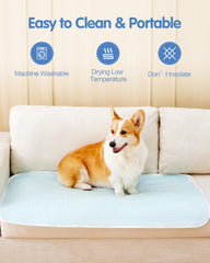 TIMSUNBER Cooling Mat 28x22 with anti-slip bottom keeps pets secure
