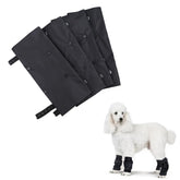 tinkare waterproof dog leg snoods on walk protect poodle legs from rain and mud