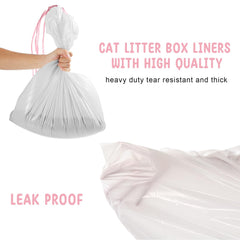 Tinlade drawstring litter bags are easy to lift and seal for tidy disposal