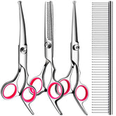 TINMARDA 5-in-1 dog grooming scissors kit overview for at-home grooming sessions
