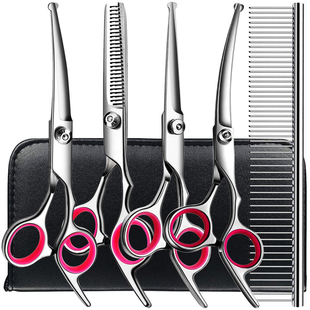 TINMARDA 6in1 thinning scissors for precise fur thinning and blending.