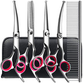 TINMARDA 6in1 thinning scissors for precise fur thinning and blending.