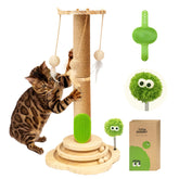TinyBeast wooden cat scratching post for durable indoor use and claw maintenance